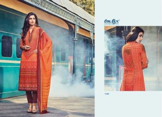 OM TEX BY SAANVI CATALOG COTTON SATIN WITH EMBROIDERY SALWAR KAMEEZ BY OM TEX WHOLESALE BEST RATE (4)