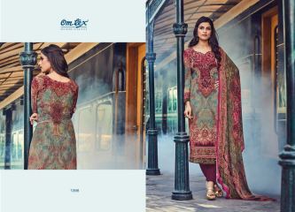 OM TEX BY SAANVI CATALOG COTTON SATIN WITH EMBROIDERY SALWAR KAMEEZ BY OM TEX WHOLESALE BEST RATE (8)