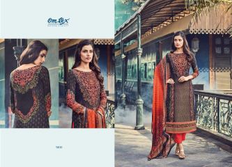 OM TEX BY SAANVI CATALOG COTTON SATIN WITH EMBROIDERY SALWAR KAMEEZ BY OM TEX WHOLESALE BEST RATE (10)