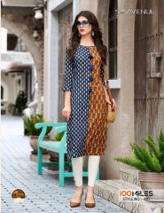100 MILES 5TH AVENUE COTTON DESIGNER PRINTED KURTI WHOLESALE BEST RATE BY GOSIYA EXPORTS SURAT (1)