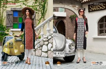 100 MILES 5TH AVENUE COTTON DESIGNER PRINTED KURTI WHOLESALE BEST RATE BY GOSIYA EXPORTS SURAT (3)