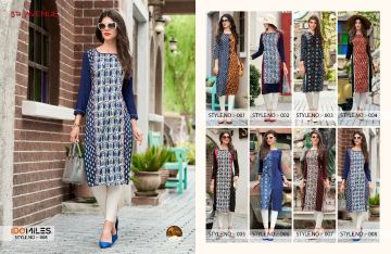 100 MILES 5TH AVENUE COTTON DESIGNER PRINTED KURTI WHOLESALE BEST RATE BY GOSIYA EXPORTS SURAT (5)