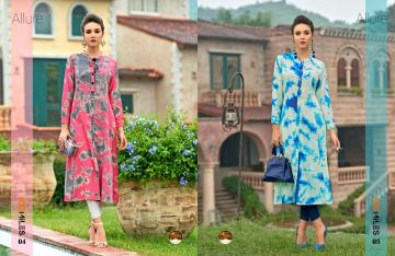100 MILES ALLURE CATALOG COTTON SATIN KURTIS WHOLESALE SELLER COLECTION BEST RATE BY GOSIYA EXPORTS SURAT (4)