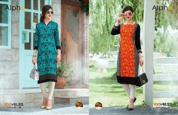 100 MILES ALPHA SERIES 01-12 STYLISH PARTY WEAR KURTI AT WHOLESALE BEST RATE BY GOSIYA EXPORTS (2)
