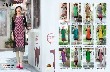 100 MILES ALPHA SERIES 01-12 STYLISH PARTY WEAR KURTI AT WHOLESALE BEST RATE BY GOSIYA EXPORTS (5)