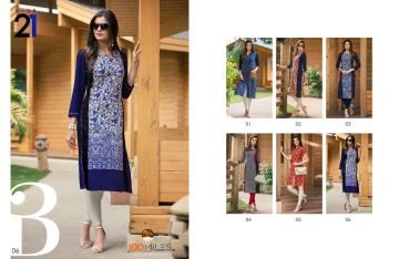 100 MILES CLUB 21 DESIGNER PRINTED KURTI WHOLESALE BEST RATE BY GOSIYA EXPORTS SURAT INDIA (4)