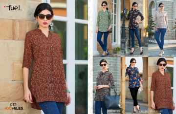 100 MILES FUEL 2 FANCY FABRICS KURTI WHOLESALE SURAT ONLINE BY GOSIYA EXPORTS SURAT (4)