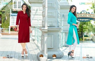 100 MILES LIMELIGHT VOL 3 COTTON KURTI WHOLESALE BEST RATE BY GOSIYA EXPORTS SURAT (2)