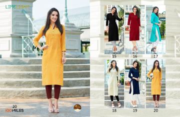 100 MILES LIMELIGHT VOL 3 COTTON KURTI WHOLESALE BEST RATE BY GOSIYA EXPORTS SURAT (4)