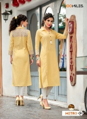 100 MILES METRO STICHED COTTON KURTI COLLECTION BEST RATE BY GOSIYA EXPORTS SURAT (4)
