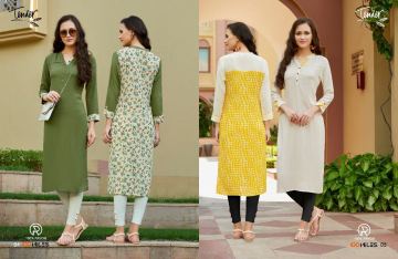 100 MILES TENDER CATALOGUE DESIGNER KURTI WITH PRINTED BACK COLLECTION WHOLESALE BEST RATE BY GOSIYA EXPORTS SURAT (3)