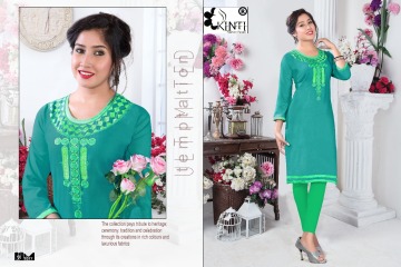 7 STAR KURTIS BY KINTI DESIGNER WITH WORK RAYON KURTIS ARE AVAILABLE AT WHOLESALE BEST RATE (14)