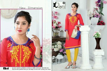 7 STAR KURTIS BY KINTI DESIGNER WITH WORK RAYON KURTIS ARE AVAILABLE AT WHOLESALE BEST RATE (16)