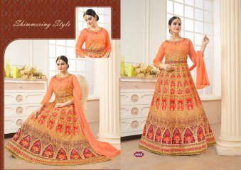 A.M. FASHION FLORENCE BRIDAL-6 REAL GEORGETTE CATALOG WHOLESALE SUPPLIER DELEAR BEST RATE BY GOSIYA EXPORTS SURAT (1)