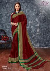 AABIDA SAREES BY AURA DESIGNER COTTON SILK SAREES ARE AVAILABLE AT WHOLESALE BEST RATE BY GOSIYA EXPORTS SURAT (7)