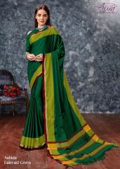 AABIDA SAREES BY AURA DESIGNER COTTON SILK SAREES ARE AVAILABLE AT WHOLESALE BEST RATE BY GOSIYA EXPORTS SURAT (8)