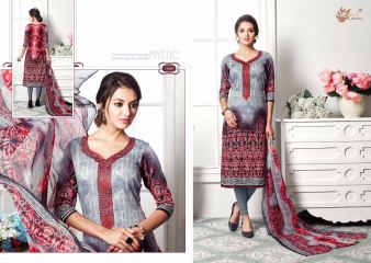 AADESH NX ZOHRA 13 CATALOG COTTON SATIN NECK EMBROIDERED SALWAR KAMEEZ WHOLESALE SELLER WHOLESALE BEST RATE (3)