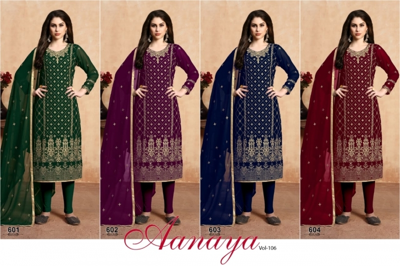 AANAYA 600 SERIES VOL. 106 FAUX GEORGETTE  (6)