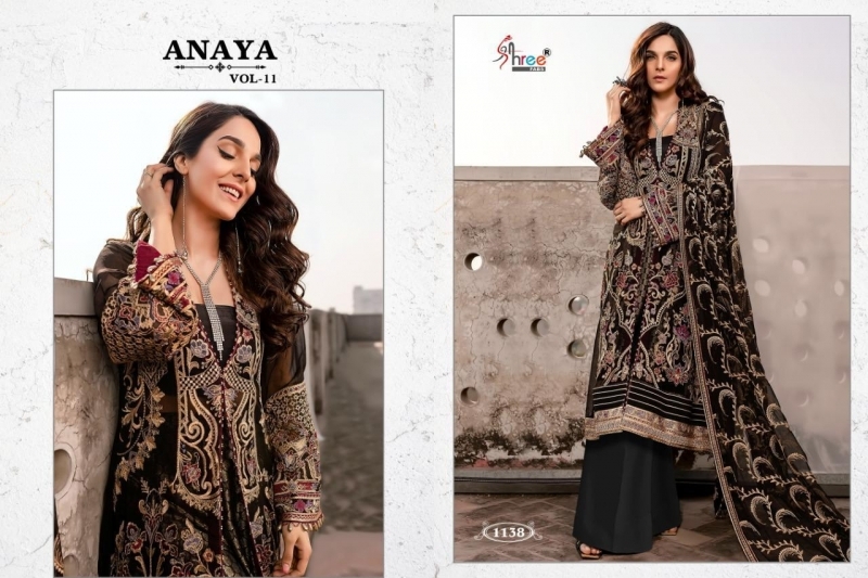 AANAYA VOL-11 SHREE FABS 1136-1140 SERIES GEORGETTE  (7)