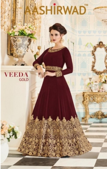 AASHIRWAD CREATION BRINGS VEEDA GOLD DESIGNER  (1)