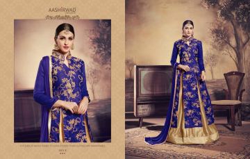 AASHIRWAD CREATION PANIHARI SILVER CATALOG BANGLORI SILK EMBROIDERED (3)