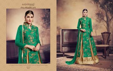 AASHIRWAD CREATION PANIHARI SILVER CATALOG BANGLORI SILK EMBROIDERED (5)