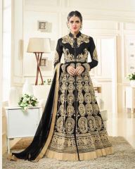 AASHIRWAD CREATION SIMRAN CATALOG GEORGETTE PARTY WEAR EMBROIDERED (1)