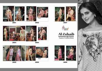 AL ZOHAIB PREAMIUM LAWN COTTON BY SHREE FAB WHOLESALE RATE AT GOSIYA EXPORTS SUART WHOLESALE DEALER AND SUPPLAYER AT SURAT GUJARAT (10)