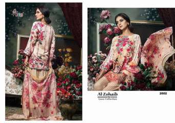 AL ZOHAIB PREAMIUM LAWN COTTON BY SHREE FAB WHOLESALE RATE AT GOSIYA EXPORTS SUART WHOLESALE DEALER AND SUPPLAYER AT SURAT GUJARAT (2)