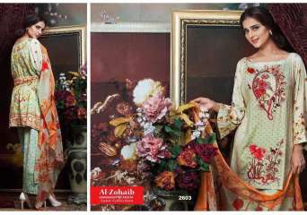 AL ZOHAIB PREAMIUM LAWN COTTON BY SHREE FAB WHOLESALE RATE AT GOSIYA EXPORTS SUART WHOLESALE DEALER AND SUPPLAYER AT SURAT GUJARAT (3)