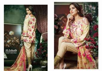 AL ZOHAIB PREAMIUM LAWN COTTON BY SHREE FAB WHOLESALE RATE AT GOSIYA EXPORTS SUART WHOLESALE DEALER AND SUPPLAYER AT SURAT GUJARAT (7)