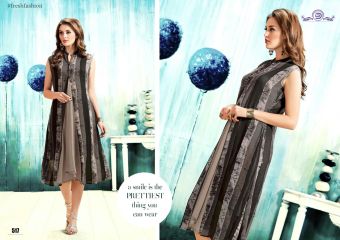 ALISHA DIVA DESIGNS CASUAL WEAR FOUX GEORGETTE PRINT KURTI COLLECTION WHOLESALE (2)