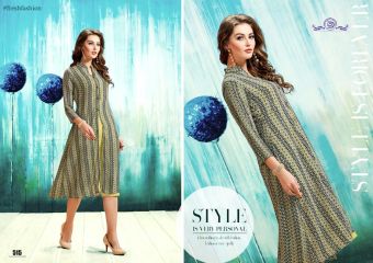 ALISHA DIVA DESIGNS CASUAL WEAR FOUX GEORGETTE PRINT KURTI COLLECTION WHOLESALE (3)