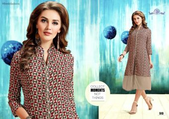 ALISHA DIVA DESIGNS CASUAL WEAR FOUX GEORGETTE PRINT KURTI COLLECTION WHOLESALE (4)