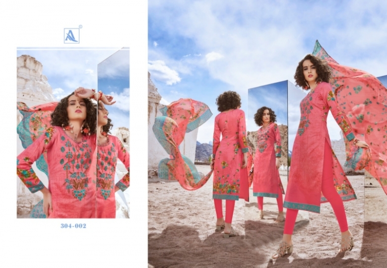 ALOK SUIT KANIKA JAM COTTON RICH  (11)