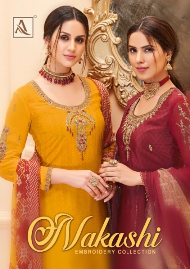 ALOK SUIT NAKKASHI EXCLUSIVE GALA WORK SLEEVES WORK EMBROIDERY COLLECTION WHOLESALE DEALER BEST RATE BY GOSIYA EXPORTS SURAT (1)