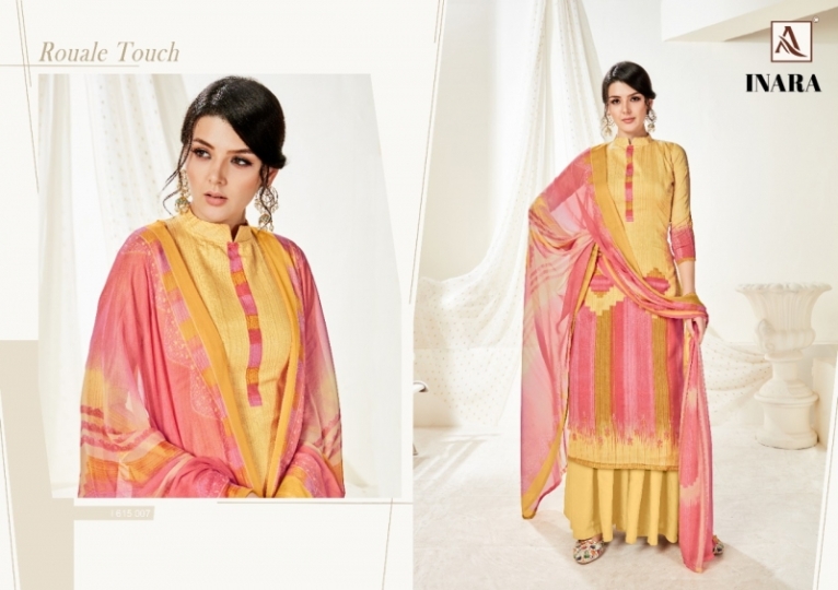 ALOK SUIT NOOR E PATIYALA ZAM JACQURAD FABRIC SALWAR SUIT (1)