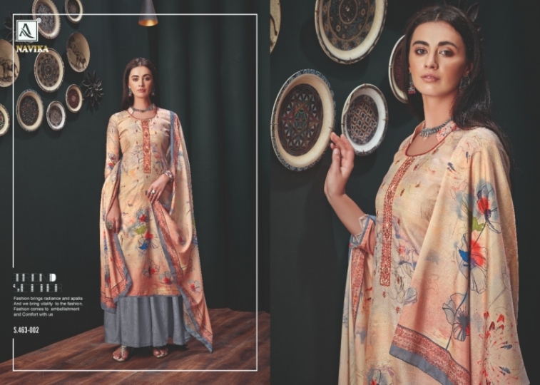 ALOK SUIT PRESENTS NAVIKA PRINTED DRESS MATERIAL OF FESTIVE COLLECTION WHOLESALE DEALER BEST RATE BY GOSIYA EXPORTS SURAT (2)