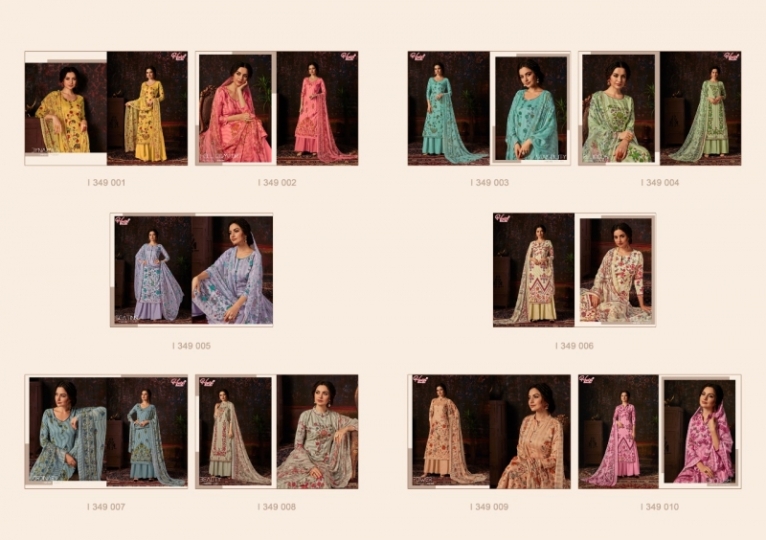 ALOK SUIT PRESENTS VISHI VISCOSE FABRIC WITH PRINT  (11)