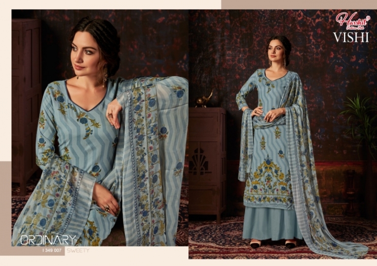 ALOK SUIT PRESENTS VISHI VISCOSE FABRIC WITH PRINT  (8)