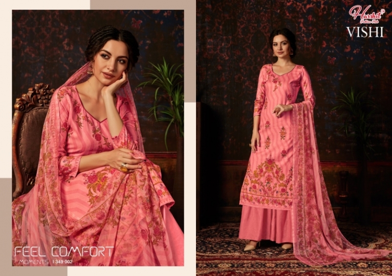 ALOK SUIT PRESENTS VISHI VISCOSE FABRIC WITH PRINT  (9)