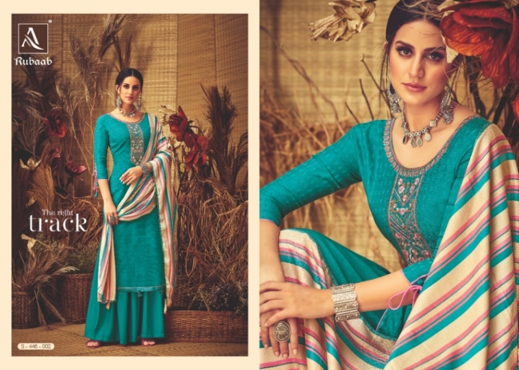 ALOK SUITS PRESENTS RUBAAB PASHMINA FABRIC DRESS MATERIAL AT WHOLESALE DEALER BEST RATE BY GOSIYA EXPORTS SURAT (4)