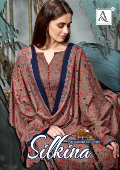 ALOK SUITS PRESENTS SILKINA PURE PASHMINA FABRIC FANCY WEAR SALWAR SUIT WHOLESALE DEALER BEST RATE BY GOSIYA EXPORTS SURAT (1)