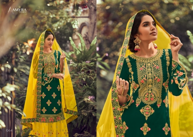 AMAYRA DESIGNER GULNAAZ VOL.13 HEAVY WEDDING WEAR COLLECTION WHOLESALE DEALER BEST RATE BY GOSIYA EXPORTS SURAT (3)