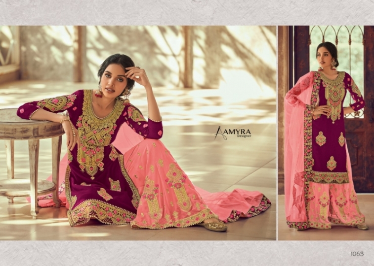 AMAYRA DESIGNER GULNAAZ VOL.13 HEAVY WEDDING WEAR COLLECTION WHOLESALE DEALER BEST RATE BY GOSIYA EXPORTS SURAT (4)