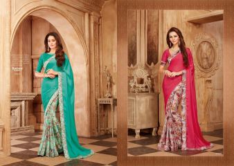 AMBICA JAROKHA CATALOGUE GEORGETTE DESIGNER PRINTS SAREES WHOLESALE BEST RATE BY GOSIYA EXPORTS SURAT (12)