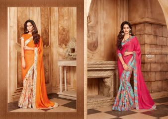 AMBICA JAROKHA CATALOGUE GEORGETTE DESIGNER PRINTS SAREES WHOLESALE BEST RATE BY GOSIYA EXPORTS SURAT (15)