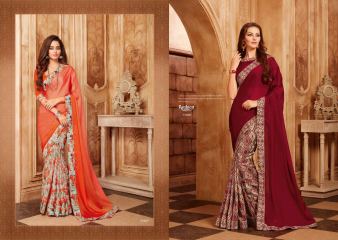 AMBICA JAROKHA CATALOGUE GEORGETTE DESIGNER PRINTS SAREES WHOLESALE BEST RATE BY GOSIYA EXPORTS SURAT (5)