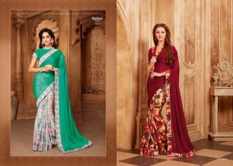 AMBICA JAROKHA CATALOGUE GEORGETTE DESIGNER PRINTS SAREES WHOLESALE BEST RATE BY GOSIYA EXPORTS SURAT (7)