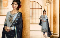 AMIRAH VOL 7 DESIGNER GEORGETTE STRAIGHT PARTY WEAR SUITS WHOLESALE RATE AT GOSIYA EXPORTS (3)